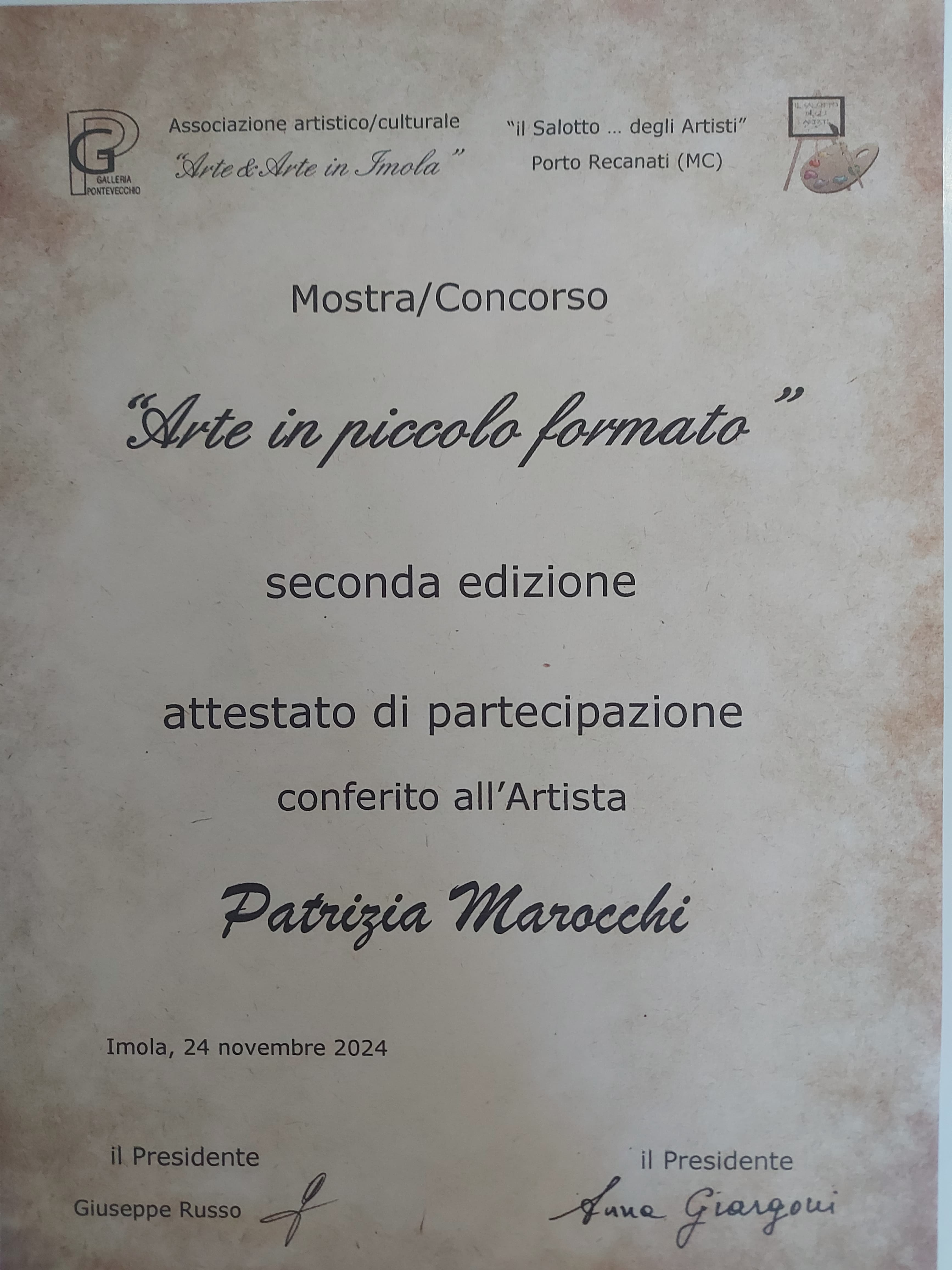 Imola - Arte in piccolo formato 2024
