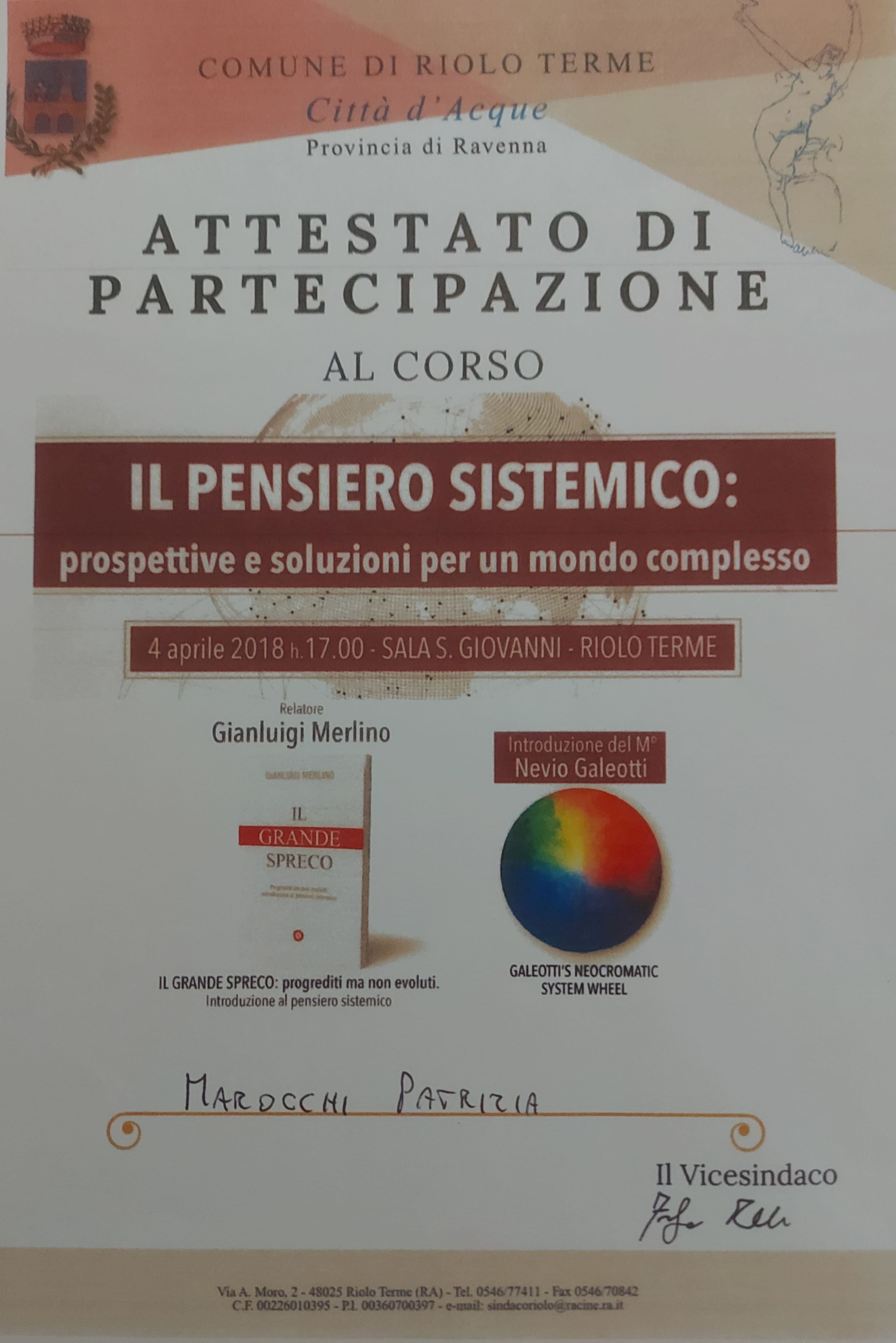 Riolo Terme - Il pensiero sistemico 2018
