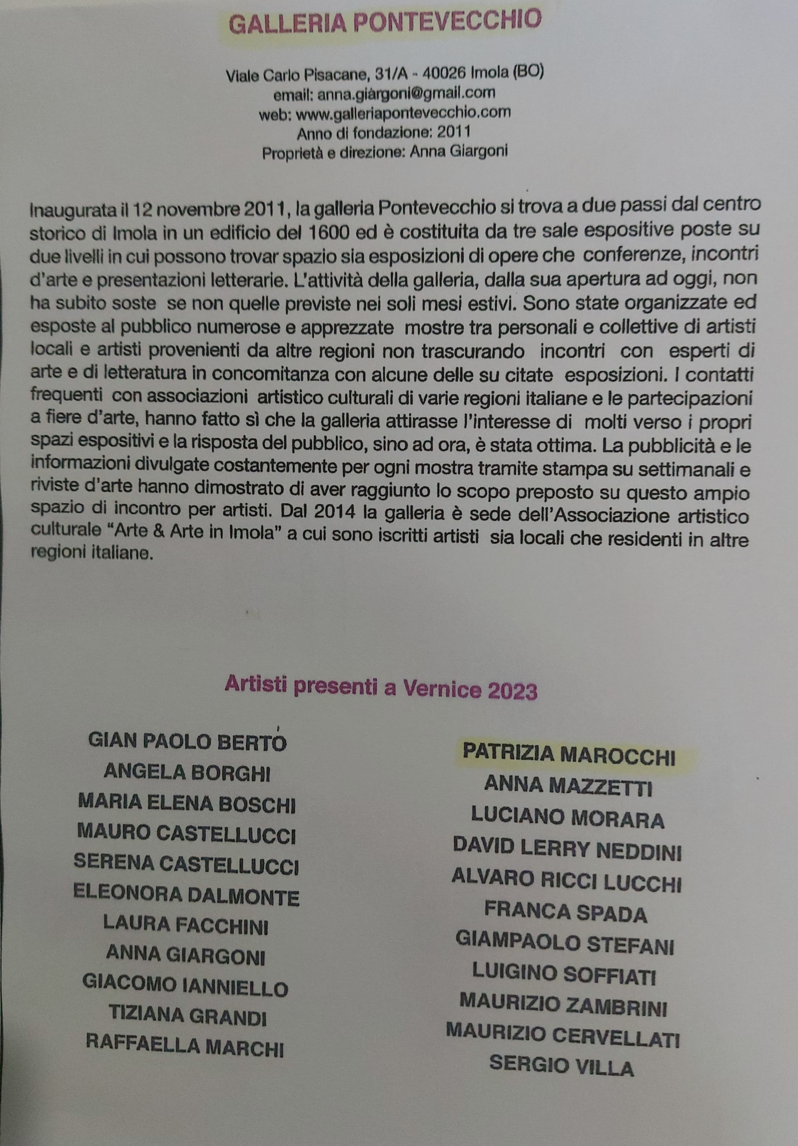 Forlì - Vernice Art Fair 2024