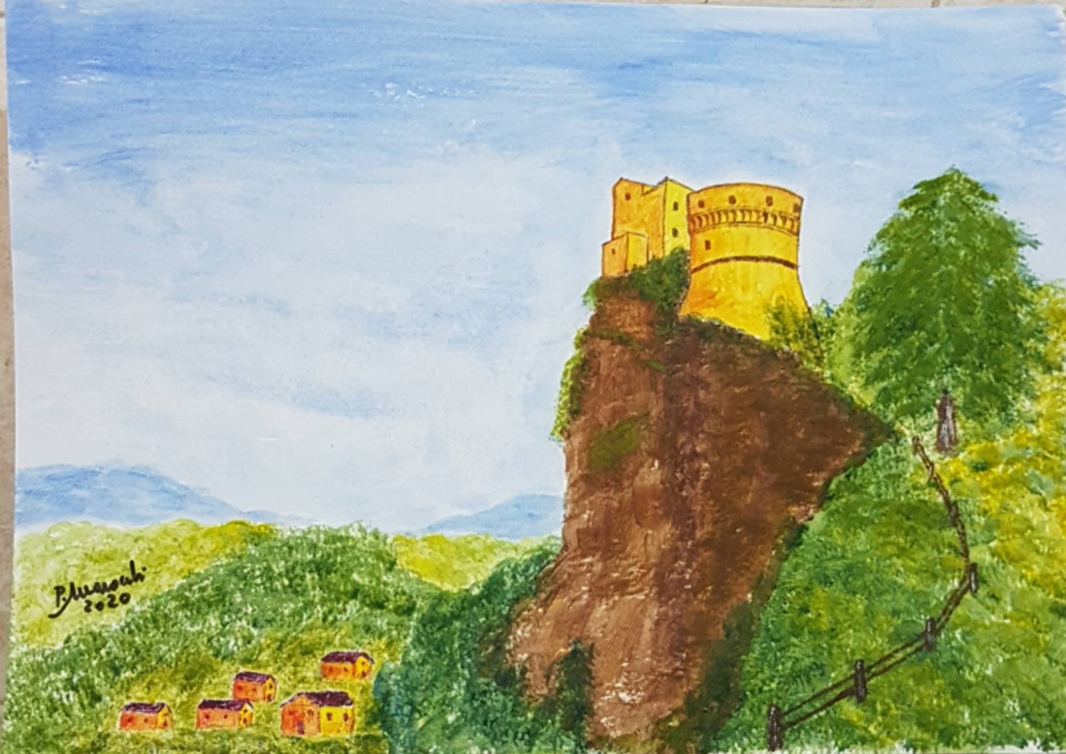 Opera d&apos;arte: San Leo di Patrizia Marocchi