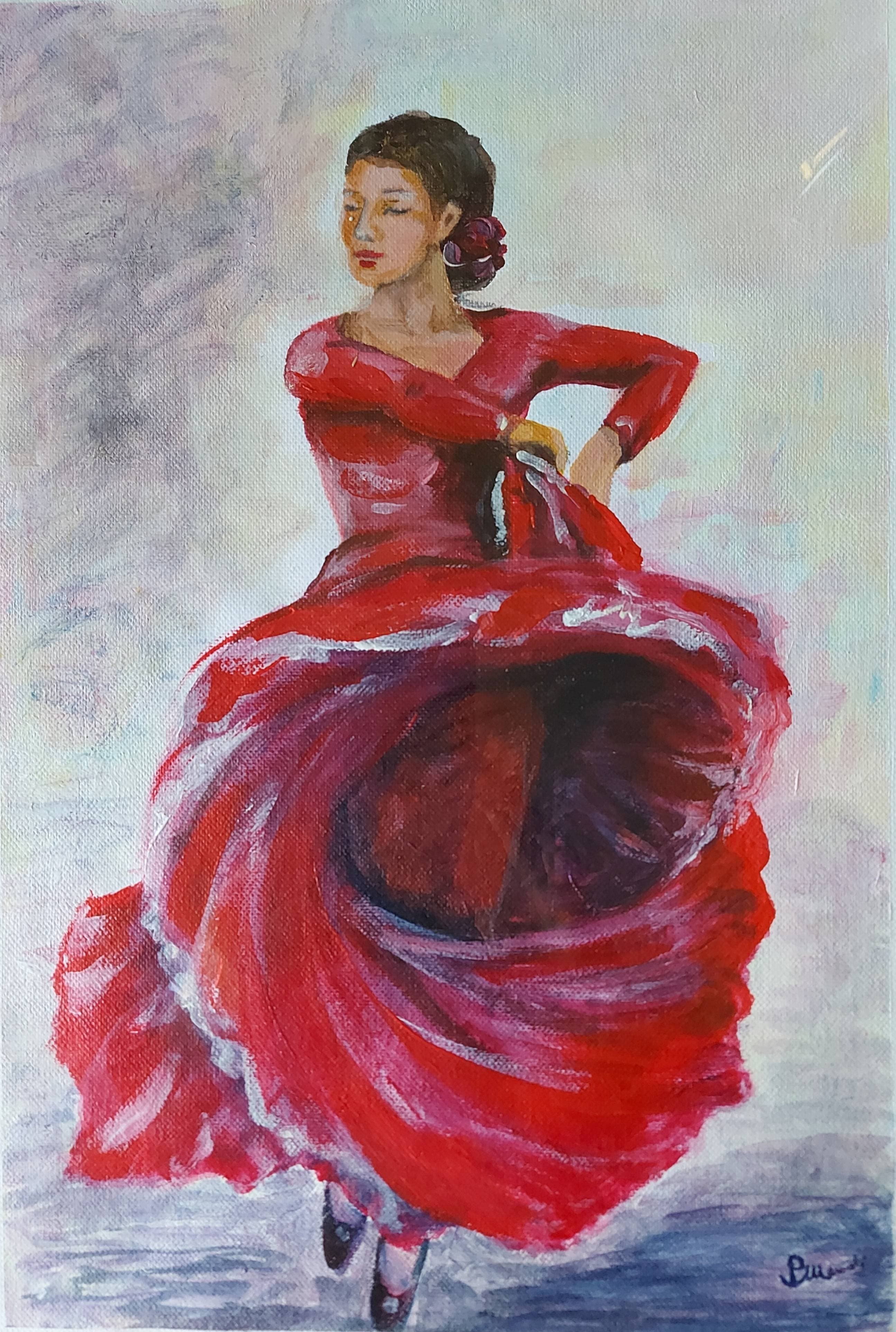 Opera d&apos;arte: Flamenco di Patrizia Marocchi