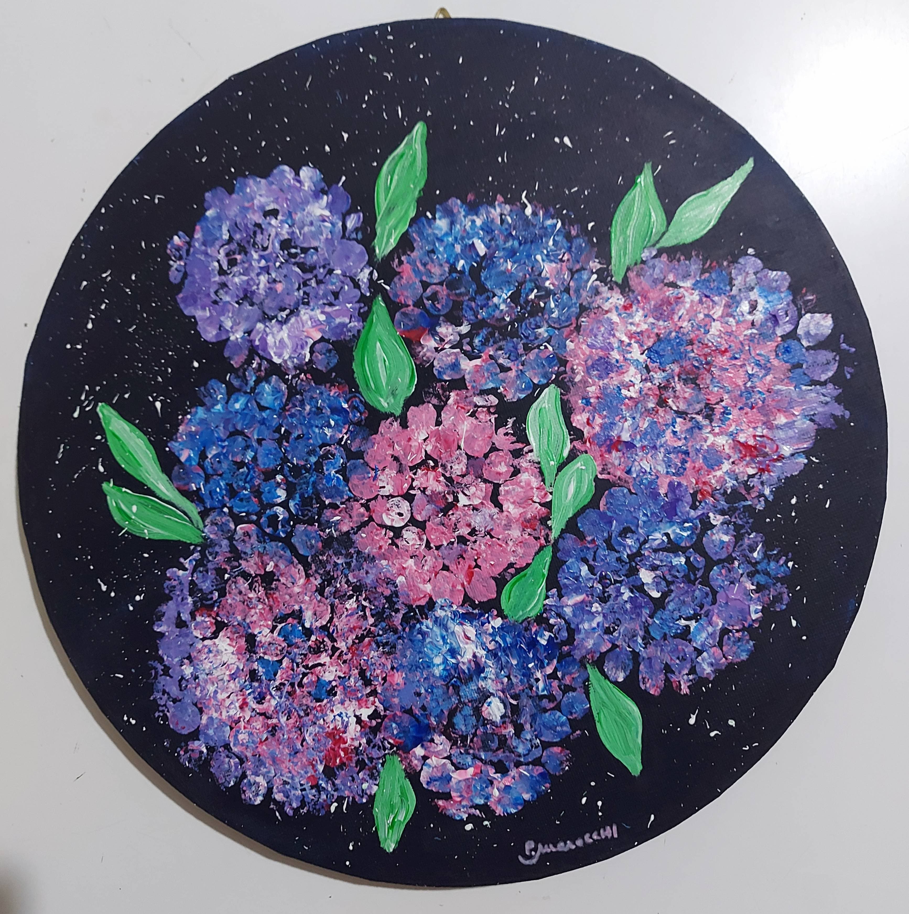 Opera d&apos;arte: Ortensie di Patrizia Marocchi
