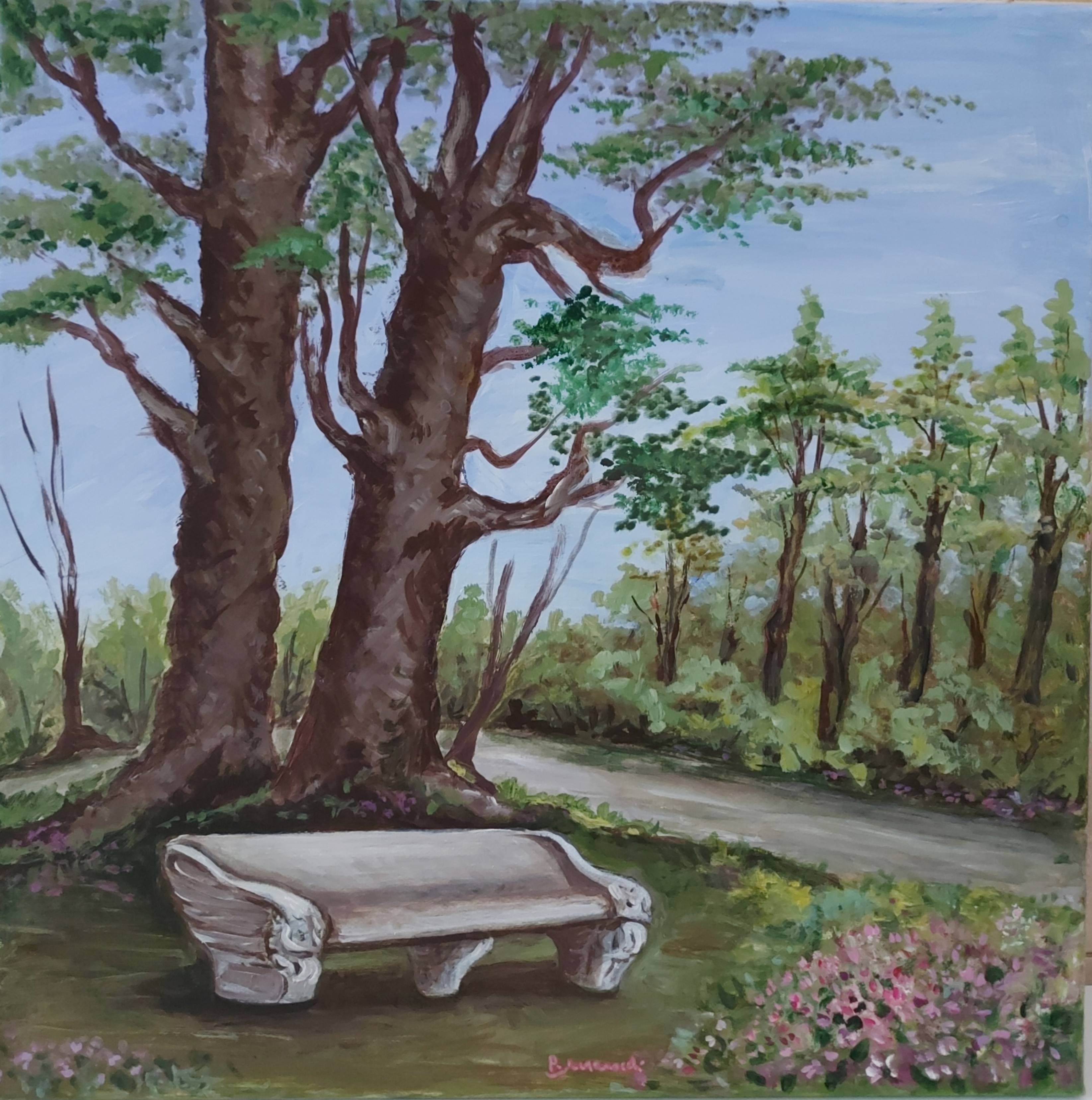 Opera d&apos;arte: Passeggiata al parco di Patrizia Marocchi