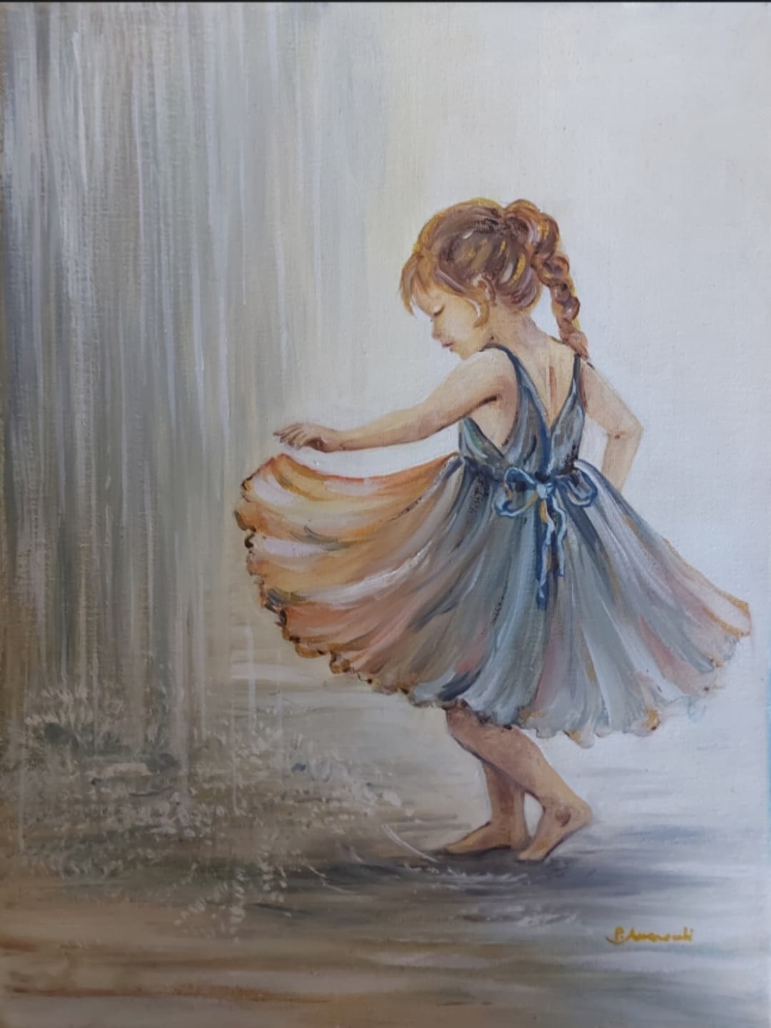 Opera d&apos;arte: Giochi sull'acqua di Patrizia Marocchi