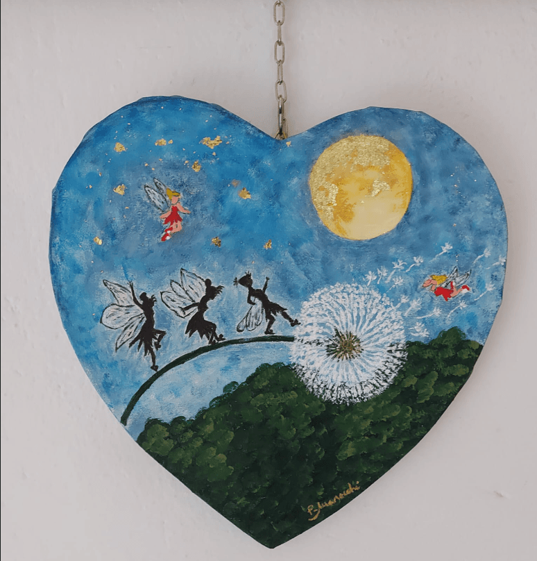 Opera d&apos;arte: Favole in giardino di Patrizia Marocchi